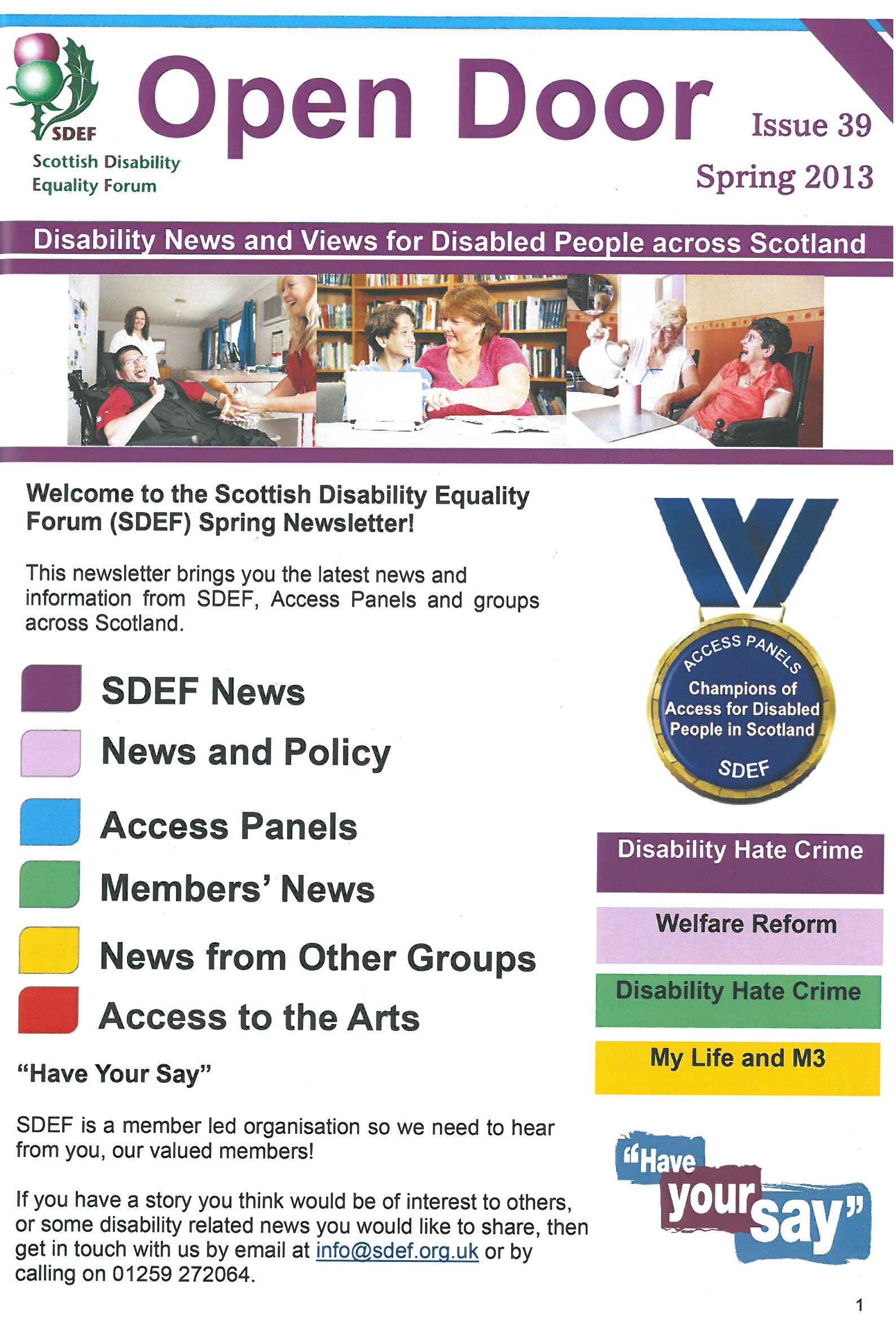 Issue 39 Front Cover image